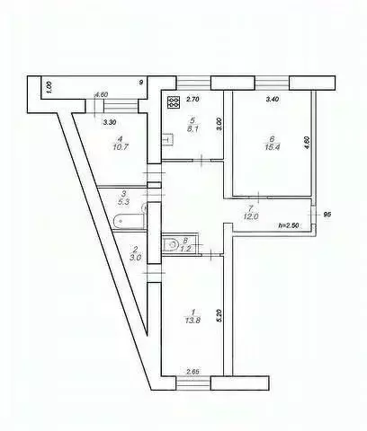 3-к кв. Тверская область, Торжок Калининское ш., 16 (69.5 м) - Фото 2