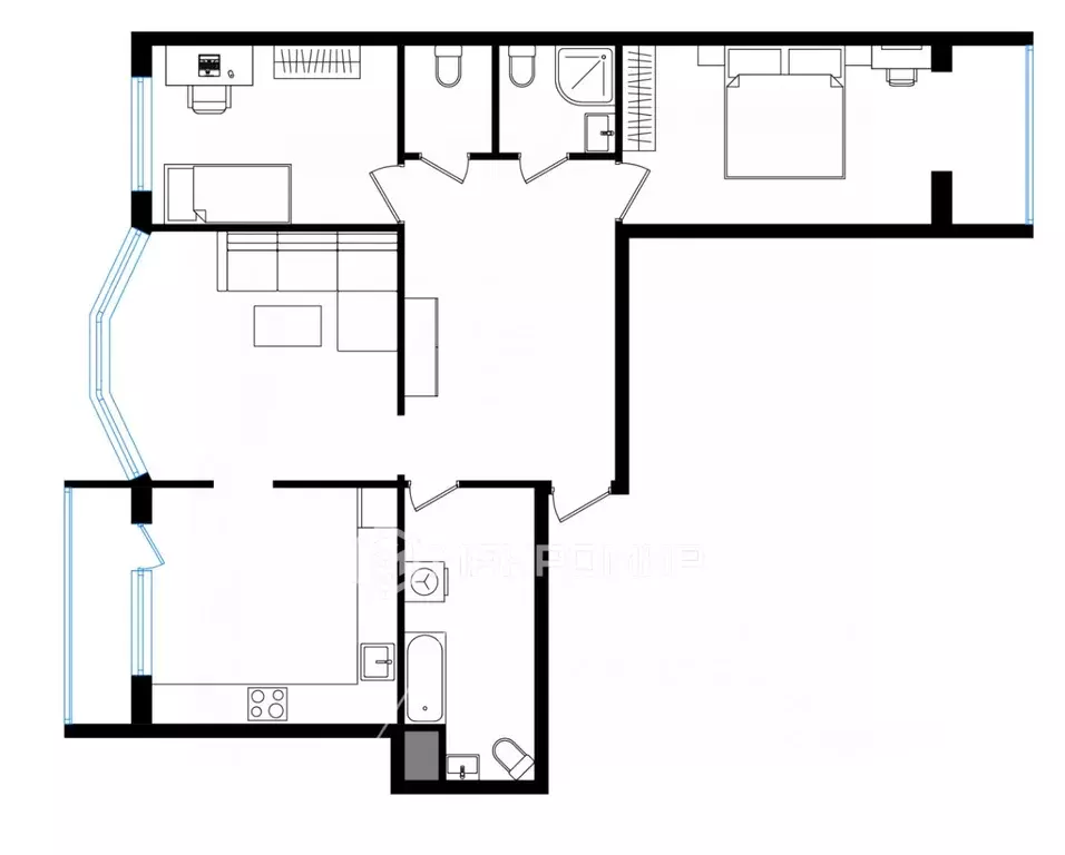 3-к кв. Московская область, Мытищи ул. Семашко, 10к1 (94.3 м) - Фото 0