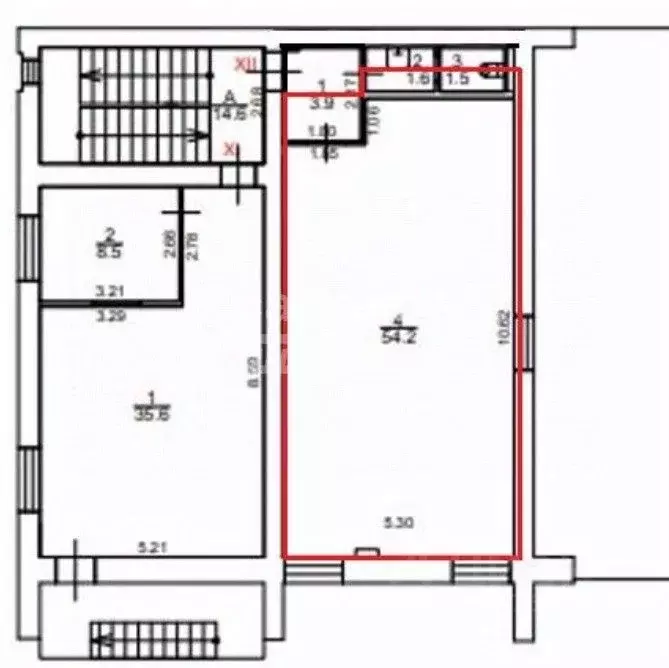 Помещение свободного назначения в Москва Вольная ул., 35С13 (58 м) - Фото 2