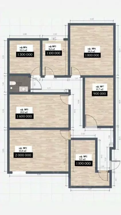 Офис в Иркутская область, Иркутск ул. Маршала Конева, 38/2 (12 м) - Фото 1