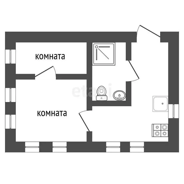 Дом в Ишимский район, деревня Кошкарагай, Ишимская улица (40.6 м) - Фото 0
