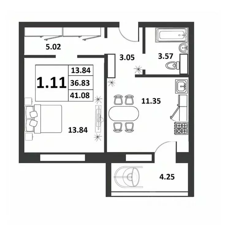 1-к кв. Новгородская область, Великий Новгород ул. Якова Павлова, 15 ... - Фото 1
