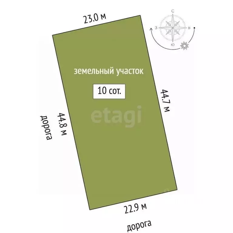 Участок в Свердловская область, Талица  (10.0 сот.) - Фото 2