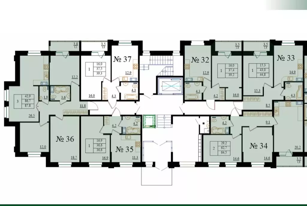 3-к кв. Ленинградская область, Гатчина Красносельское ш., 4А (87.8 м) - Фото 2