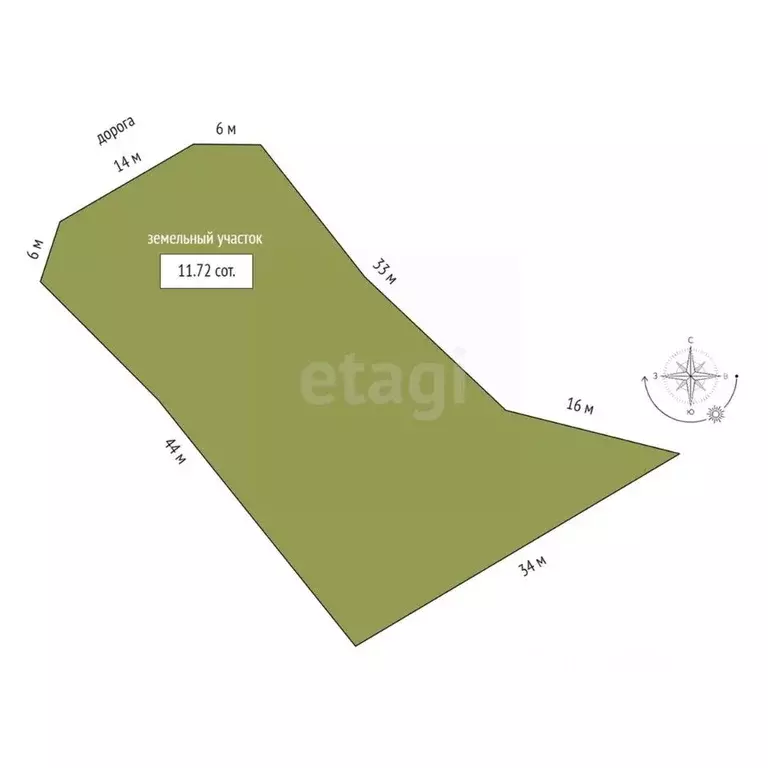 Участок в Тюменская область, Тюмень Меридиан СНТ, 1 (11.7 сот.) - Фото 1