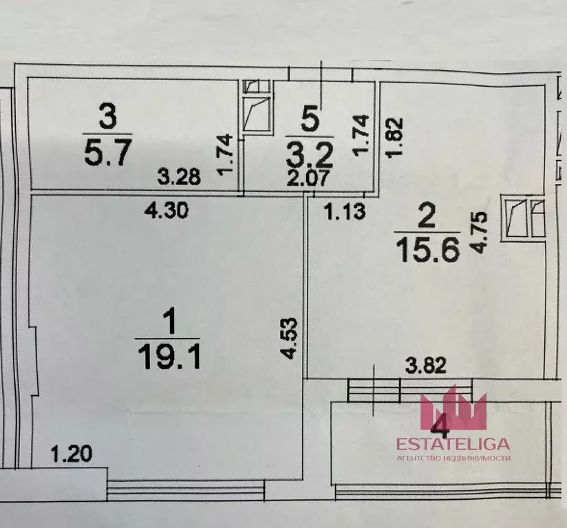 1-к кв. Москва ш. Энтузиастов, 3к2 (44.0 м) - Фото 1