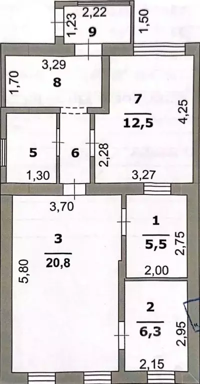 Дом в Белгородская область, Белгород Курская ул., 21 (59 м) - Фото 2