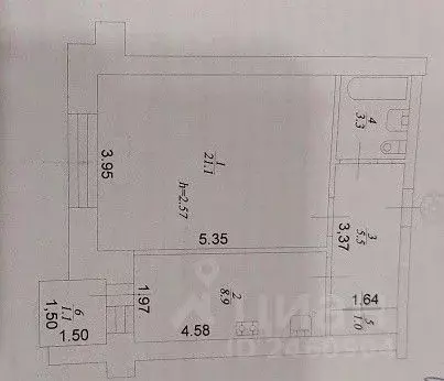 1-к кв. Татарстан, Казань ул. Академика Павлова, 1 (40.9 м) - Фото 1