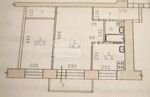 2-к кв. Свердловская область, Екатеринбург ул. Комсомольская, 1 (44.8 ... - Фото 2