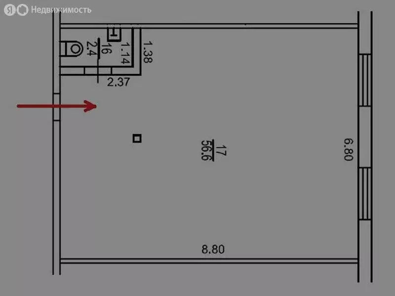 Офис (59 м) - Фото 2