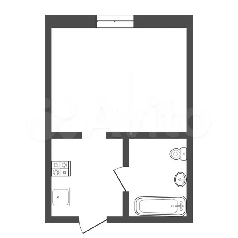 Квартира-студия, 21,7 м, 3/9 эт. - Фото 0