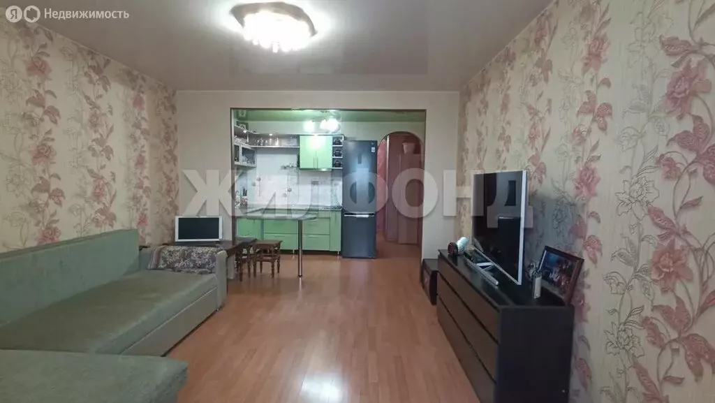 Квартира-студия: Новосибирск, Затулинский жилмассив, улица Громова, 17 ... - Фото 2