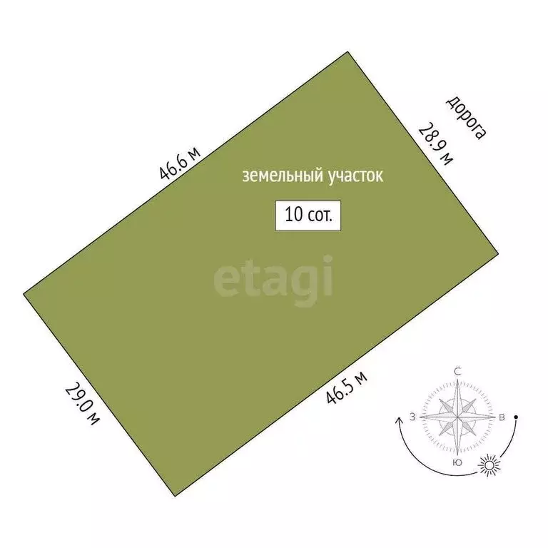 Участок в Ялуторовск, улица Егорова (10 м) - Фото 0