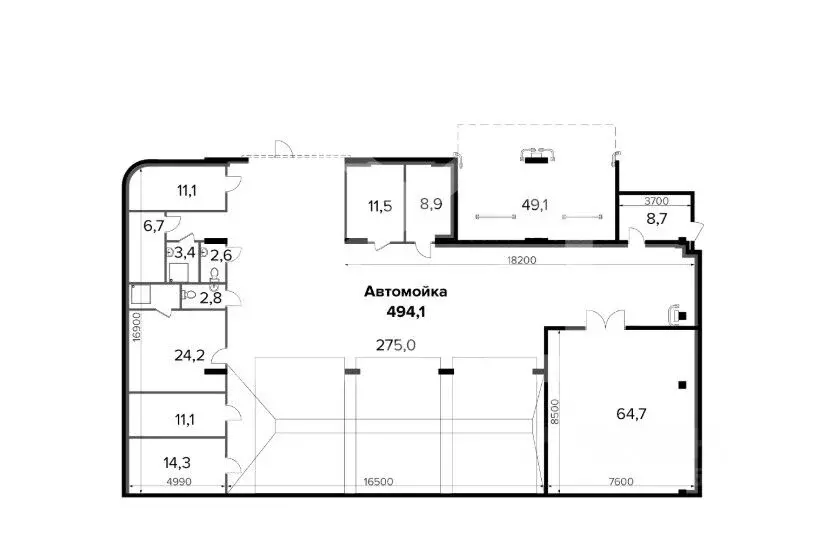 Торговая площадь в Московская область, Люберцы ул. Рождественская, 12 ... - Фото 2