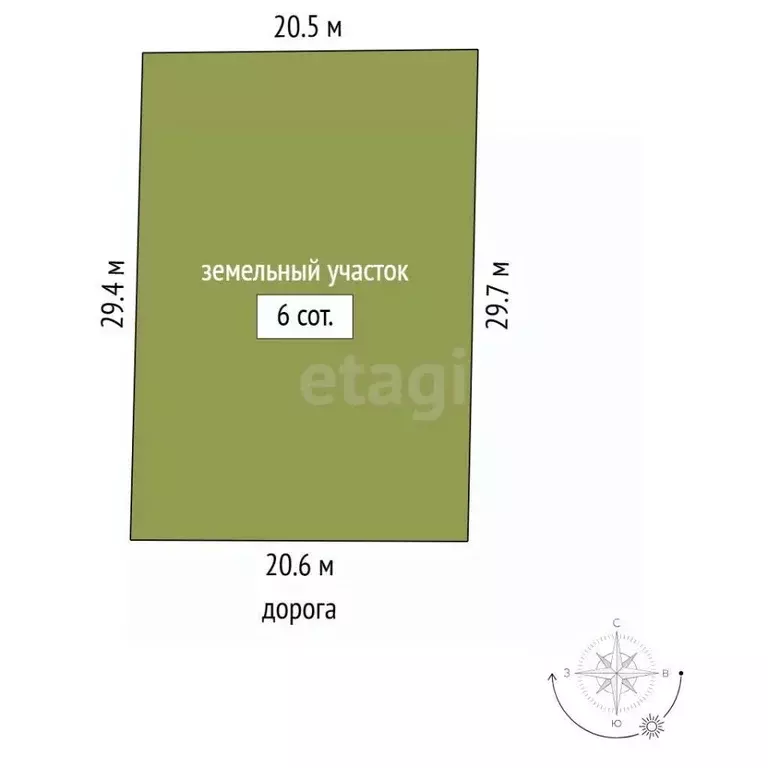 Участок в Ростовская область, Ростов-на-Дону 1-я Ковровая ул. (6.0 ... - Фото 2