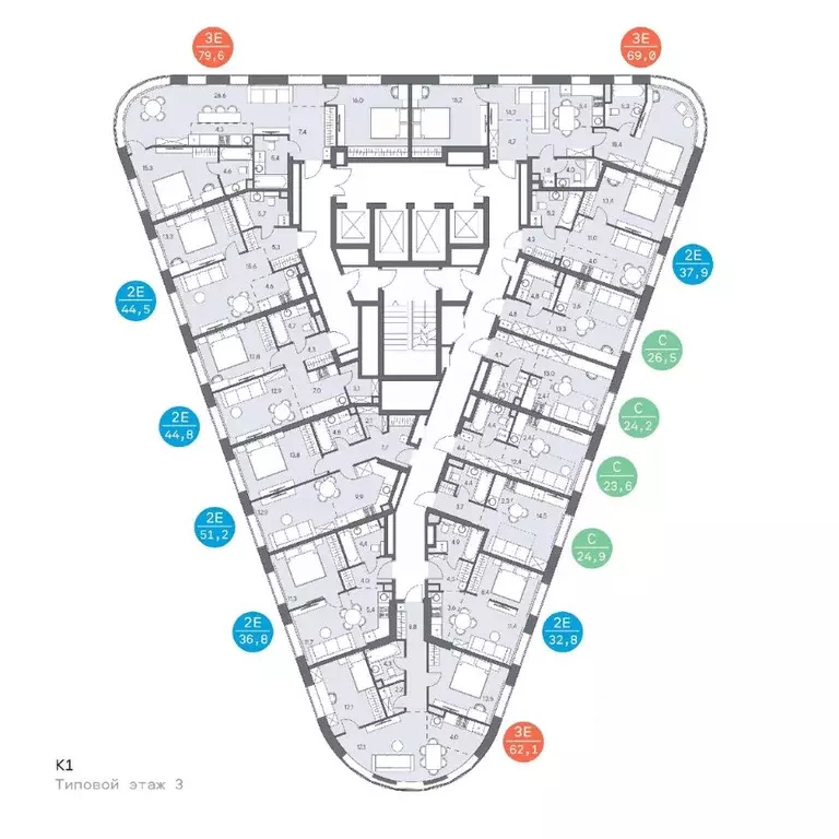 3-к кв. Москва ш. Боровское (дублер) (81.2 м) - Фото 1