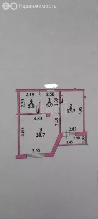 1-комнатная квартира: Липецк, улица А.Г. Стаханова, 77к1 (45.4 м) - Фото 1