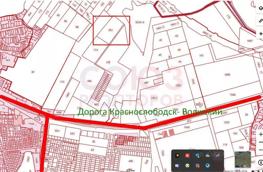 Участок в Волгоградская область, Среднеахтубинский район, Фрунзенское ... - Фото 1