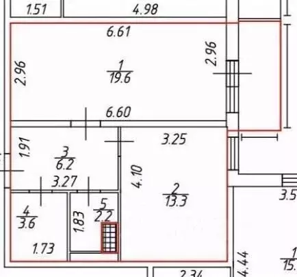 1-к кв. Санкт-Петербург аллея Арцеуловская, 23к1 (44.9 м) - Фото 2