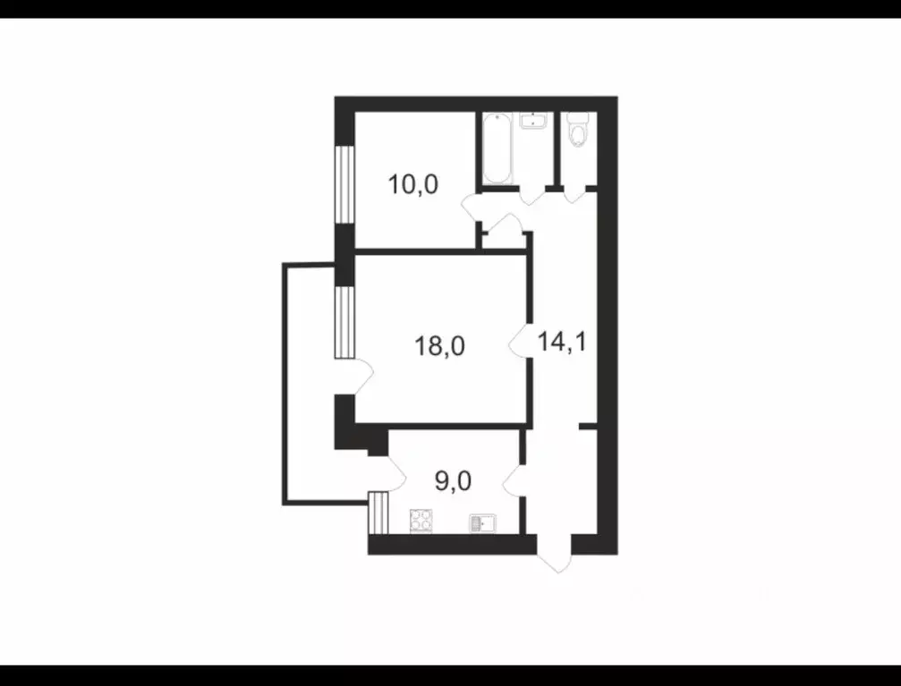 2-к кв. Москва Краснопролетарская ул., 9 (54.0 м) - Фото 1