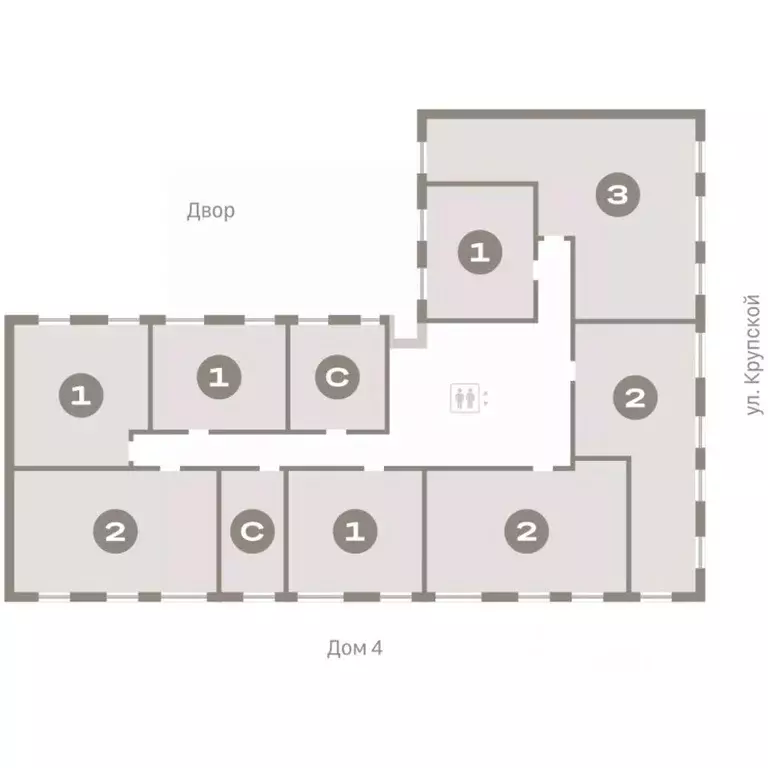 1-к кв. Омская область, Омск  (41.98 м) - Фото 1