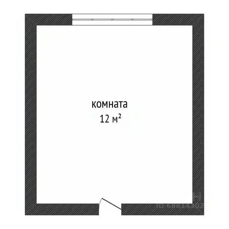 Комната Ленинградская область, Кириши Волховская наб., 24 (12.0 м) - Фото 1