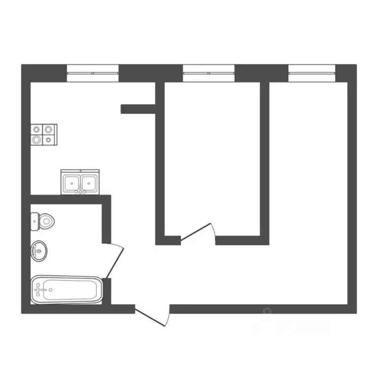 2-к кв. Тюменская область, Тюмень ул. Тимофея Чаркова, 81 (54.0 м) - Фото 2