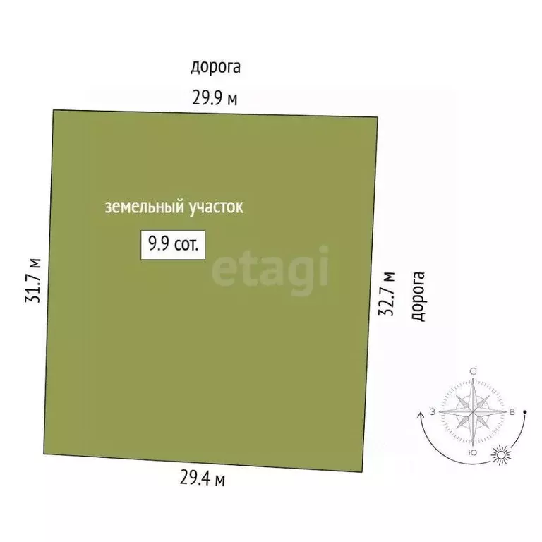 Участок в Тюменская область, Тюмень Россиянка садовое товарищество, ... - Фото 1