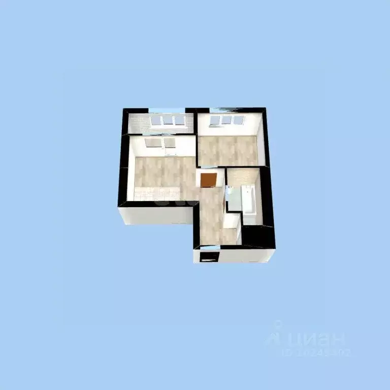 1-к кв. Башкортостан, Уфа Коммунистическая ул., 115/1 (41.0 м) - Фото 2