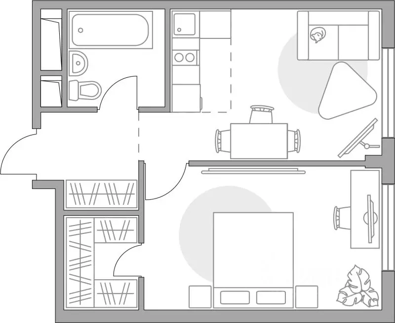 2-к кв. Московская область, Красногорск Опалиха мкр, Аникеевский жилой ... - Фото 1