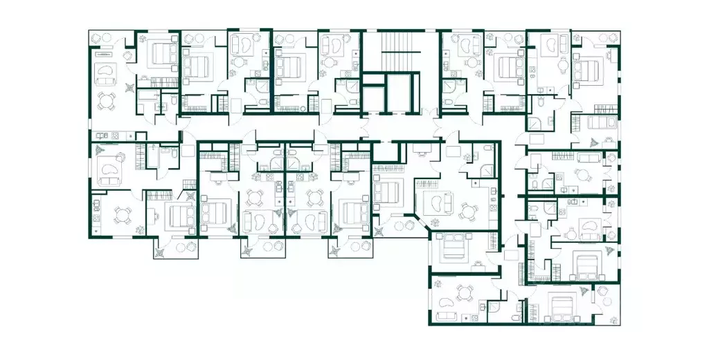 2-к кв. Дагестан, Дербент Новая История жилой комплекс (42.72 м) - Фото 2