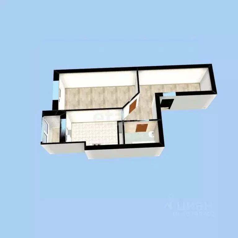1-к кв. Башкортостан, Уфа Караидельская ул., 54/1 (39.1 м) - Фото 1