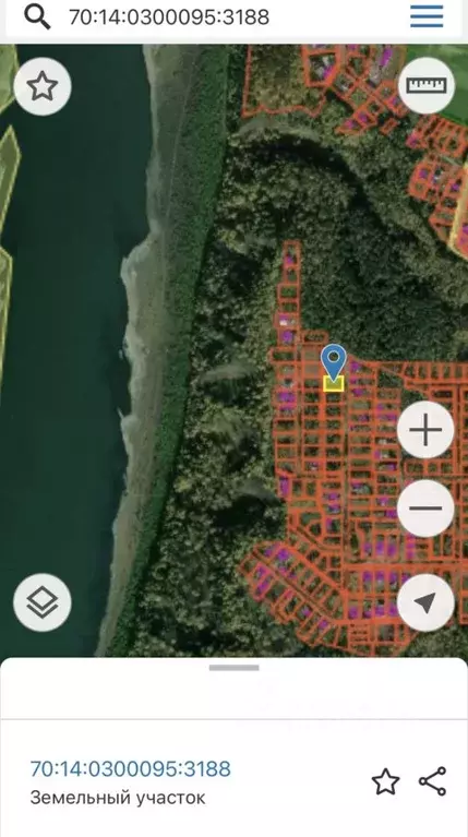 Участок в Томская область, Томский район, пос. Синий Утес, Крутоярский ... - Фото 1