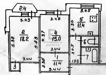 2-к кв. Санкт-Петербург Серебристый бул., 21 (63.2 м) - Фото 1