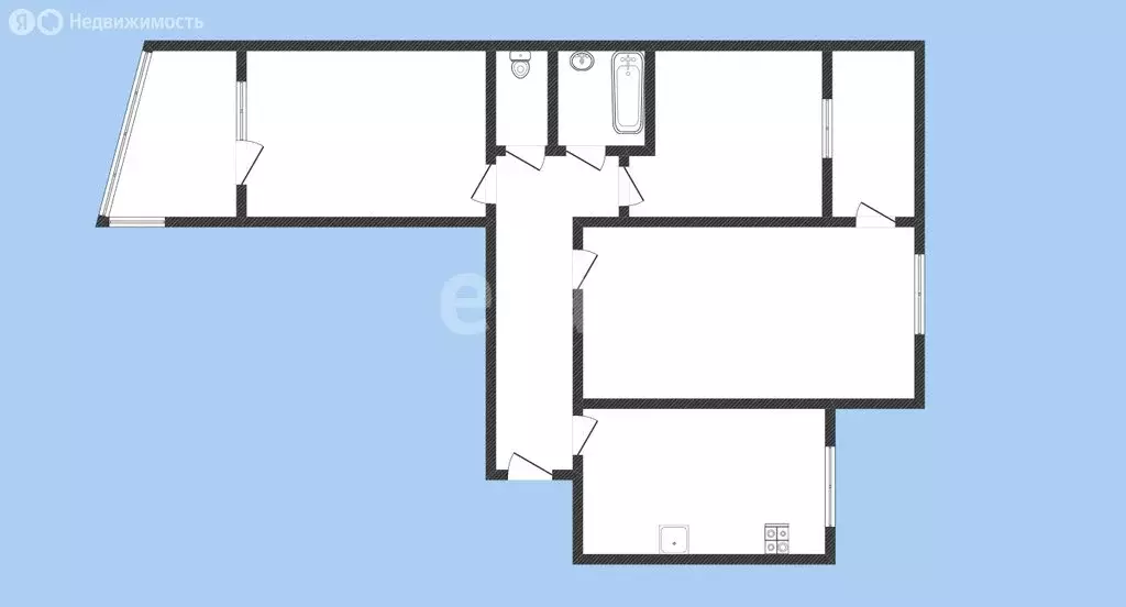 3-комнатная квартира: Черкесск, Советская улица, 74 (59 м) - Фото 1
