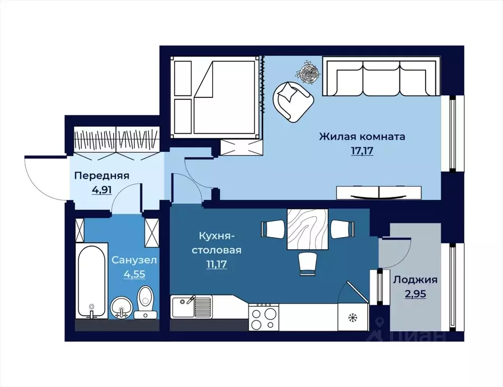 Свободной планировки кв. Камчатский край, Петропавловск-Камчатский ... - Фото 2