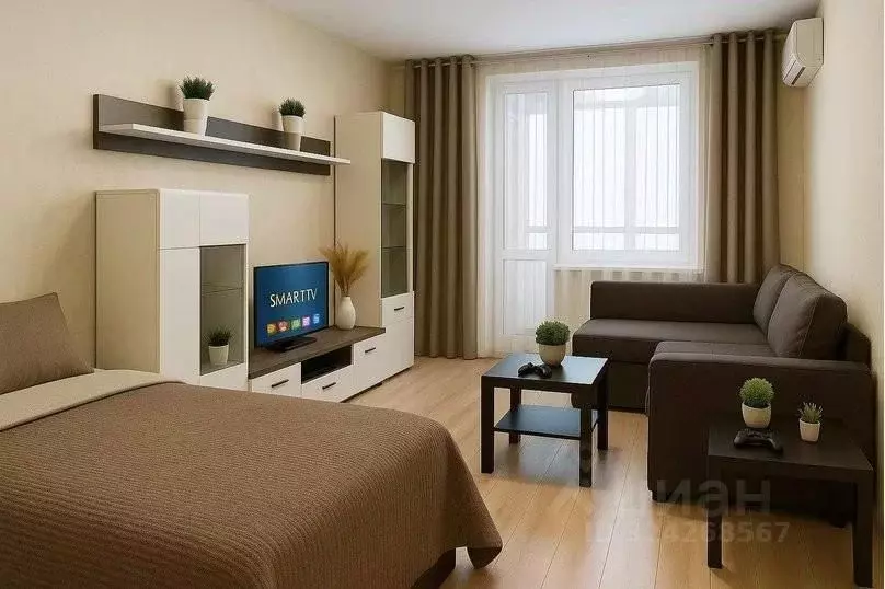 1-к кв. Татарстан, Казань ул. Алексея Козина, 3А (45.0 м) - Фото 2