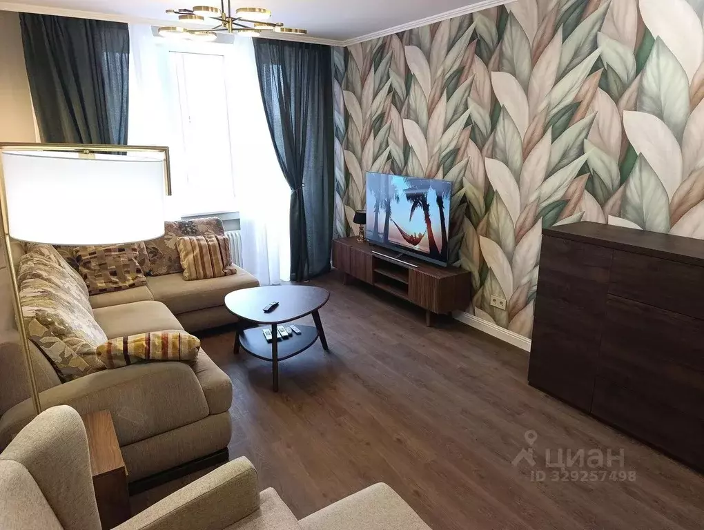 2-к кв. Москва Ленинградский просп., 74К1 (56.9 м) - Фото 1