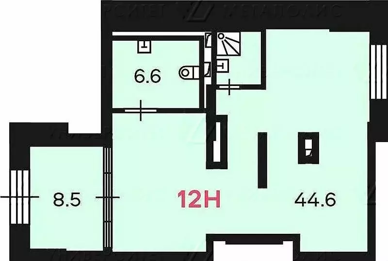 Офис (62 м) - Фото 1