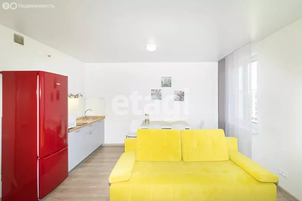 Квартира-студия: Тюмень, Тихий проезд, 6 (29 м) - Фото 1