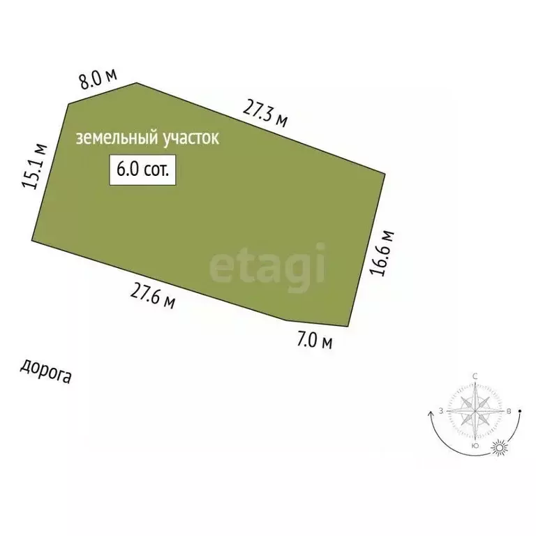 Участок в Крым, Бахчисарайский район, Куйбышево пгт ул. Подгорная, 41 ... - Фото 1