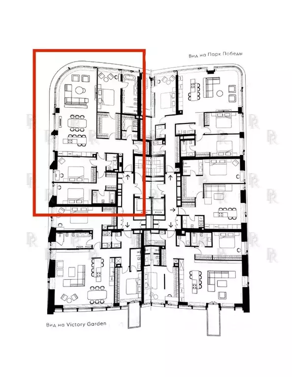 4-к кв. Москва ул. Братьев Фонченко, 1к2 (180.0 м) - Фото 1