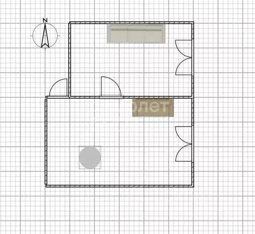 Комната Ульяновская область, Ульяновск Первомайская ул., 4 (31.0 м) - Фото 2