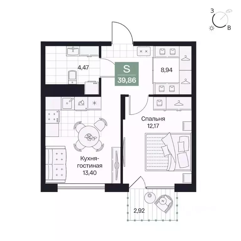 1-к кв. Волгоградская область, Волгоград просп. Имени В.И. Ленина, 59Г ... - Фото 1