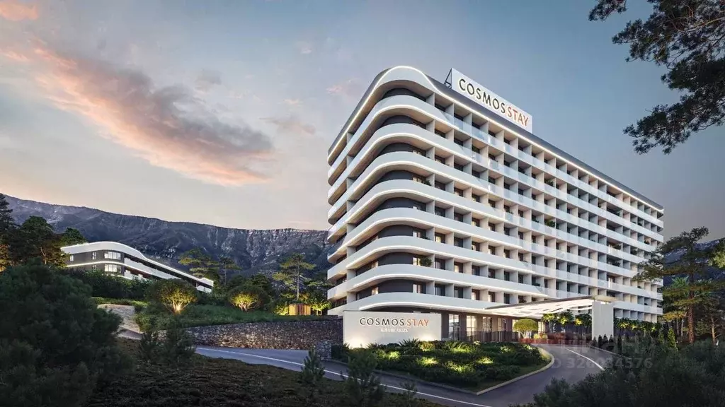 1-к кв. Крым, Ялта муниципальный округ, Виноградное пгт Космос Стей ... - Фото 1