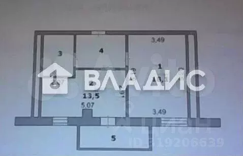 1-к. квартира, 43 м, 5/10 эт. - Фото 0