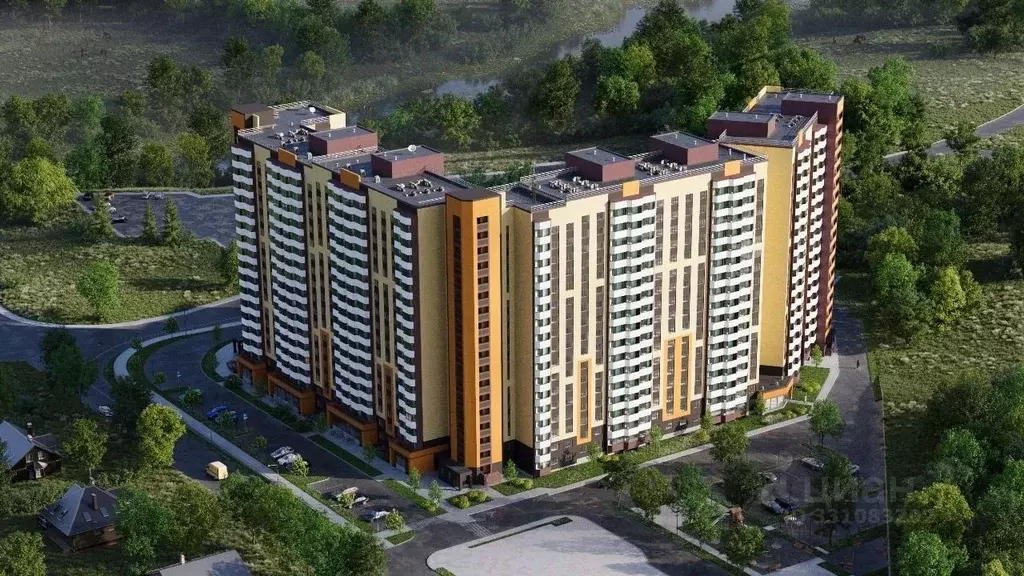 3-к кв. Московская область, Домодедово ул. Текстильщиков, 45 (84.56 м) - Фото 2