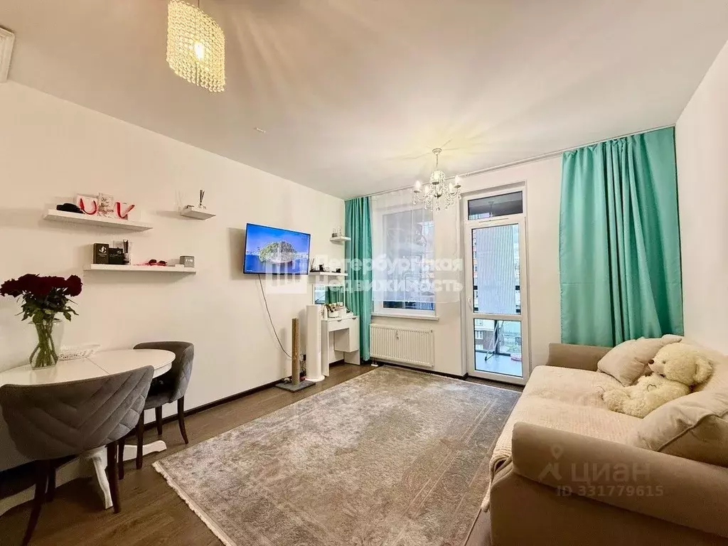 Студия Санкт-Петербург ул. Летчика Лихолетова, 14к2 (24.3 м) - Фото 1