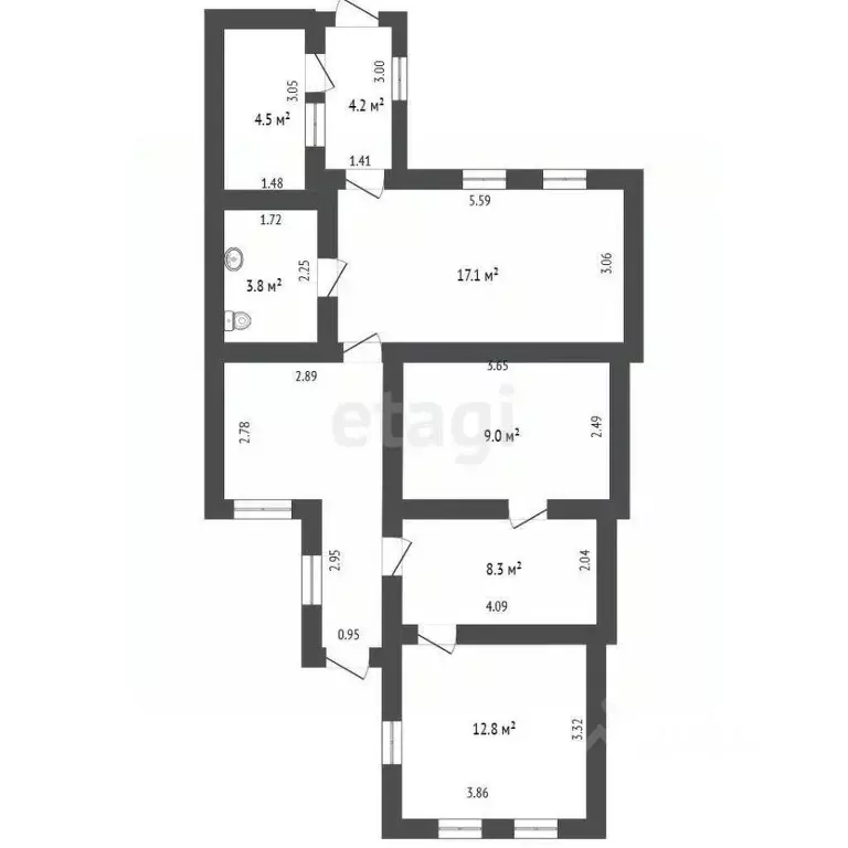 Дом в Кемеровская область, Кемерово Железнодорожная ул., 131 (69 м) - Фото 1