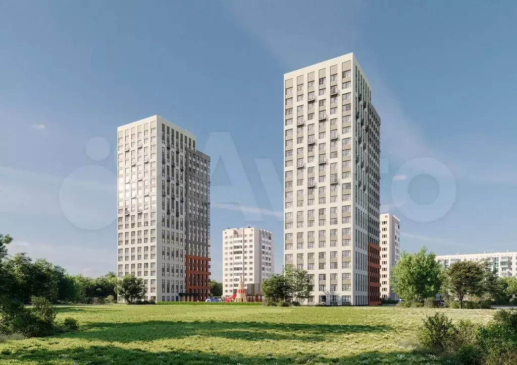 2-к. квартира, 47,9 м, 2/21 эт. - Фото 1